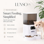 LUNSO presents - LunsoFeeder™  5L Smart Camera Feeder