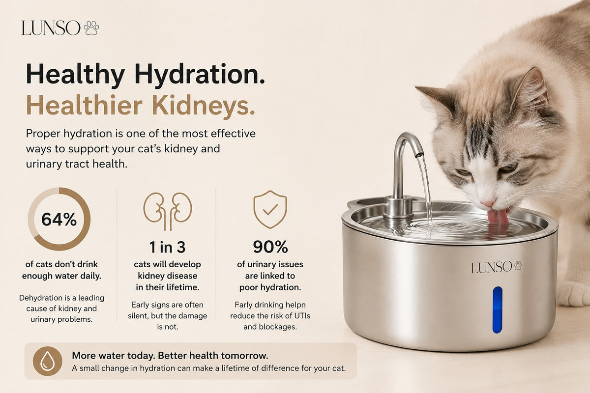 LunsoFountain™ Automatic Water Fountain